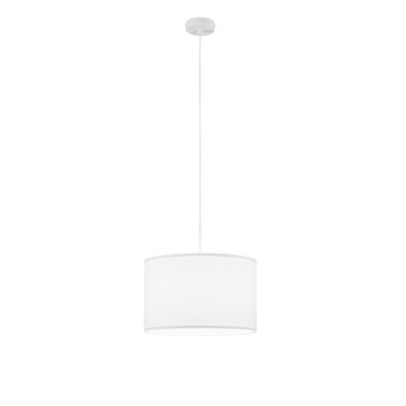 SOSPENSIONE CAPITAL BIANCA 1XE27 38X38X150CM