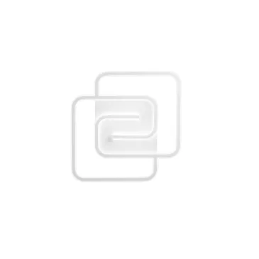Plafonnier LED blanc carré Cayman 40 W 5440 lm 49 x 49 x 6 cm