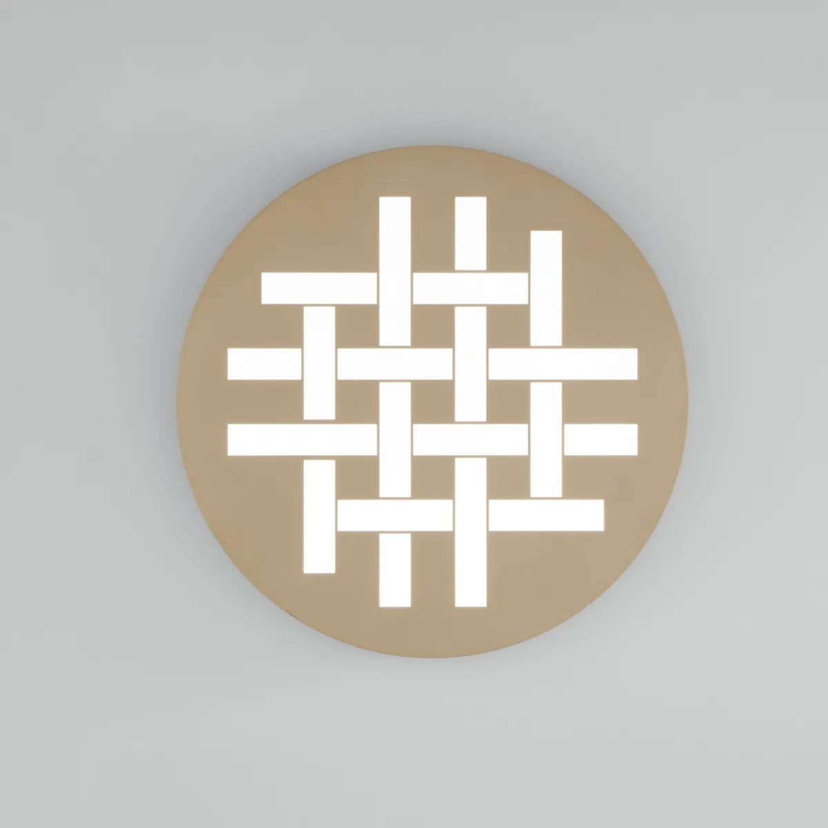 PLAFONIERA LED ELYOT ORO 30W 4060LM CCT 50X50X4,5CM