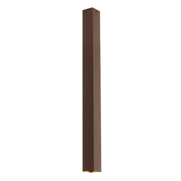 FLUKE Quadratische Corten-Deckenleuchte 1xGU10 6x6x75cm