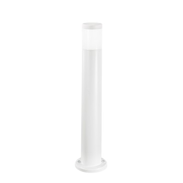 Borne ronde blanche FOCUS 1XGU10 IP65 17,5 x 77,5 cm