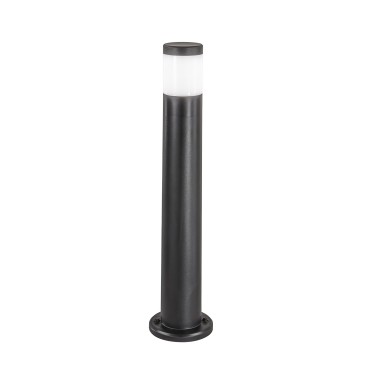 Borne ronde noire FOCUS 1XGU10 IP65 17,5 x 77,5 cm