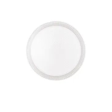 Plafonnier LED blanc effet givré 37,5 W 6000 lm 58 x 58 cm