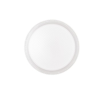 Weiße LED-Deckenleuchte „Frozen“, 37,5 W, 6000 lm, Farbtemperatur 58 x 58 cm