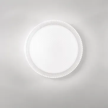 Plafonnier LED blanc effet...