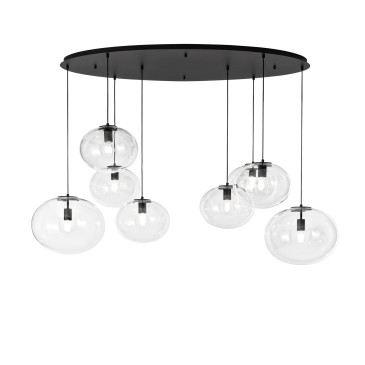 GALAXY BLACK SUSPENSION 8XE27 166X81,5X155CM