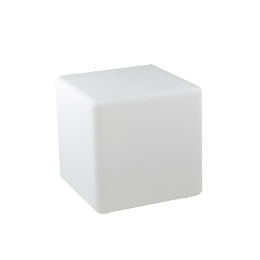 GECO CUBE Gartenlampe Weiß 1xE27 IP65 50x50x50cm