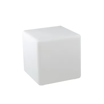Lampe de jardin cubique GECO blanche 1 x E27 IP65 50 x 50 x 50 cm