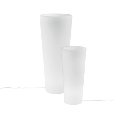 VASO DA GIARDINO GECO BIANCO 1XE27 38X90CM
