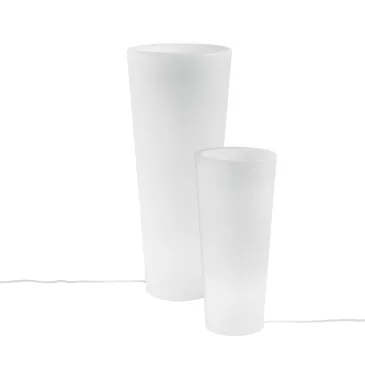 VASO DA GIARDINO GECO BIANCO 1XE27 38X90CM
