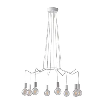 SOSPENSIONE HABITAT BIANCA 8XE27 85X120CM