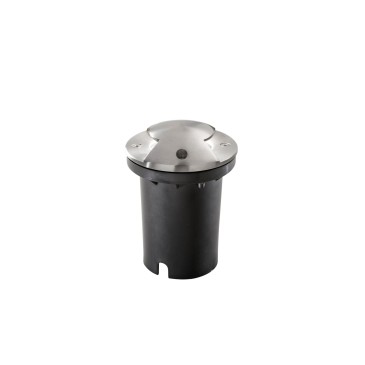 FARO CARRABILE A INCASSO HUMMER ACCIAIO 1XGU10 2 FASCI DI LUCE IP67 10,5X14,4CM