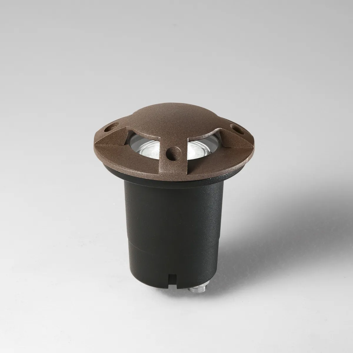 FARO CARRABILE A INCASSO HUMMER BRONZO 1XGU10 4 FASCI DI LUCE IP67 10,5X14,4CM