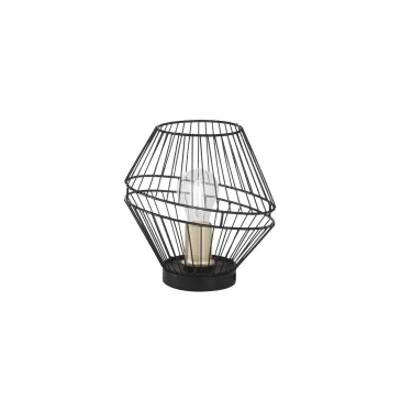 KIKO SCHWARZ/GOLD 1XE27 LAMPE 25X25X25,5CM