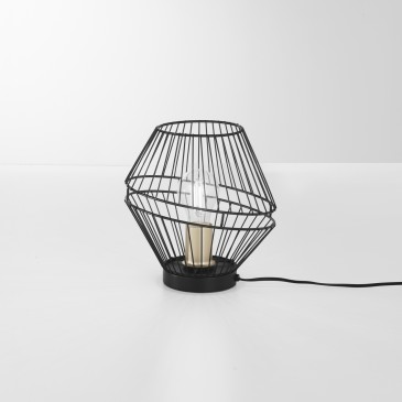 Lampe KIKO noire/dorée...