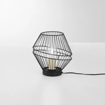 Lampe KIKO noire/dorée...