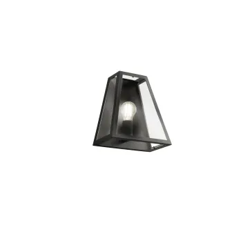 Industrie-Stil-Applikation Schwarz E27 | Mondialshop