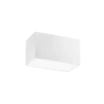 Weiße Wohnzimmer-Deckenleuchte 2xE14 23x12x13cm