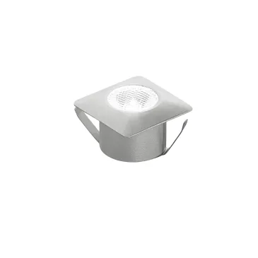 INCASSO LED ASSO BIANCO QUADRATO 1,2W 100LM 3000K 3,2X3,2X2,2CM