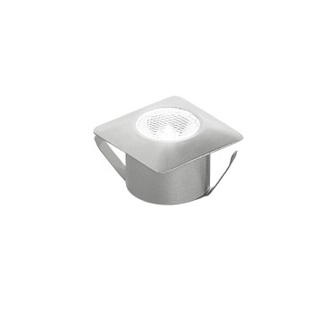 INCASSO LED ASSO BIANCO QUADRATO 1,2W 100LM 4000K 3,2X3,2X2,2CM
