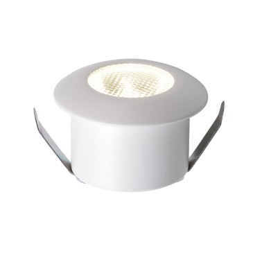 INCASSO LED ASSO BIANCO TONDO 1,2W 100LM BLU 3,2X2,2CM