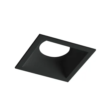 FARETTO A INCASSO AYRIS NERO QUADRATO 1XGU10 8,3X8,3X11,1CM