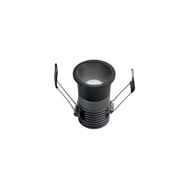 INCASSO LED DOT NERO TONDO 5W 480LM CCT 4x5,5CM