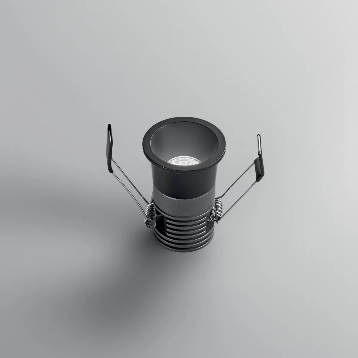 INCASSO LED DOT NERO TONDO 5W 480LM CCT 4x5,5CM