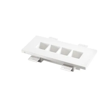 INCASSO HIVE BIANCO 4XGU10 MINI 27X12X4,5CM