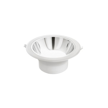 INCASSO LED MACK BIANCO E CROMO 25W 3050LM 3000K 23X10,2CM