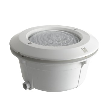 Weiße Poolummantelung für PAR56 IP68 28 x 15 cm, 100 cm Kabel