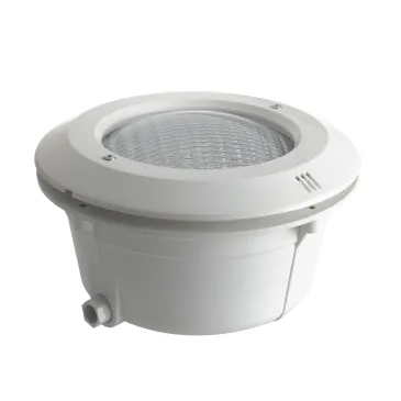 Weiße Poolummantelung für PAR56 IP68 28 x 15 cm, 100 cm Kabel