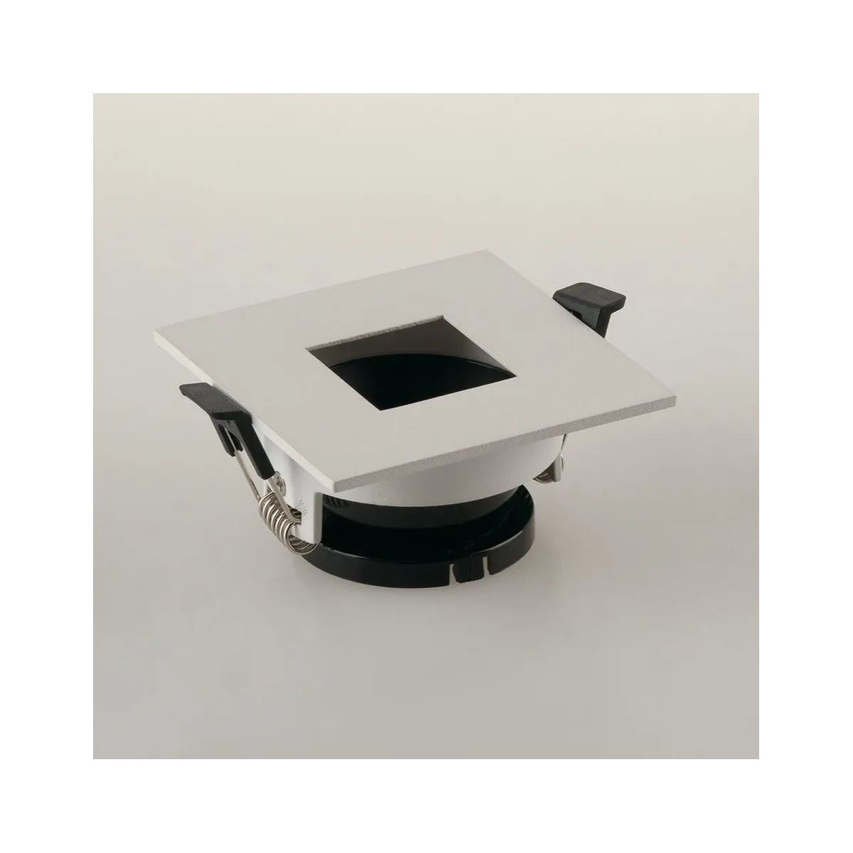 FARETTO A INCASSO STENOS ORIENTABILE BIANCO QUADRATO FORO QUADRATO 8,5X8,5X4,2CM