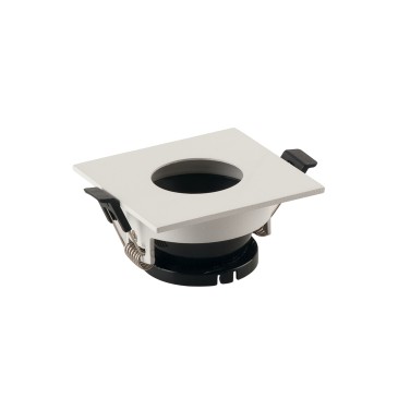 FARETTO A INCASSO STENOS ORIENTABILE BIANCO QUADRATO FORO TONDO 8,5X8,5X4,2CM