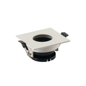 FARETTO A INCASSO STENOS ORIENTABILE BIANCO QUADRATO FORO TONDO 8,5X8,5X4,2CM