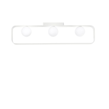 PLAFOND ROXY BLANC 3XG9 80X10X20,5CM