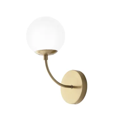 Applique murale dorée moderne E14 | Mondialshop