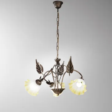 LAMPADARIO TRISTANO MARRONE...
