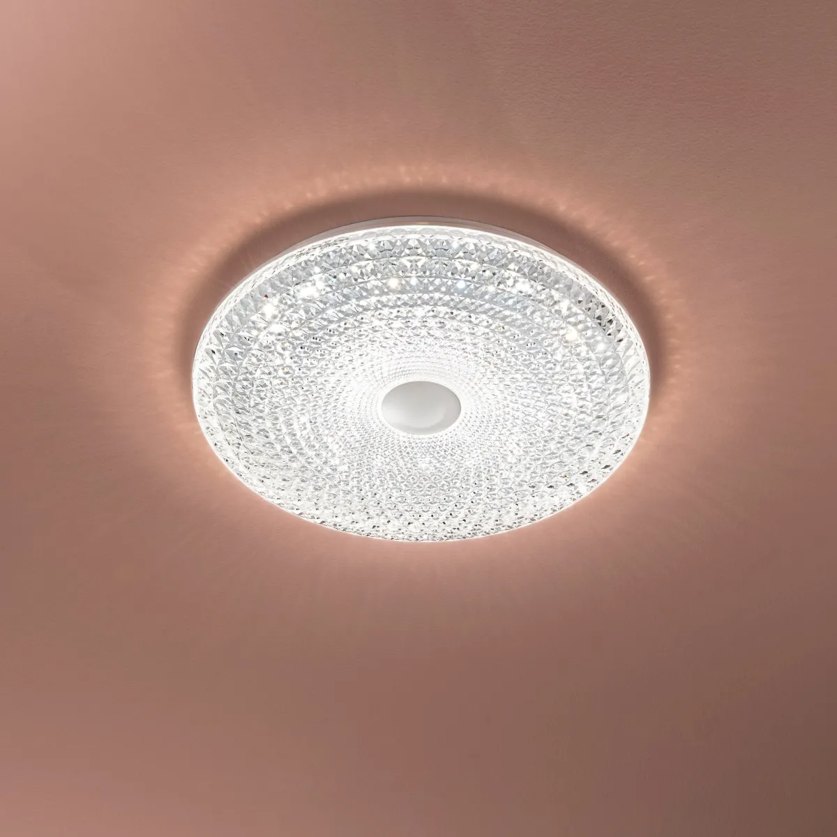 PLAFONIERA LED UNIKA BIANCA 40W 3900LM CCT DIMMERABILE WI-FI CON TELECOMANDO 49,5X10X49,5CM