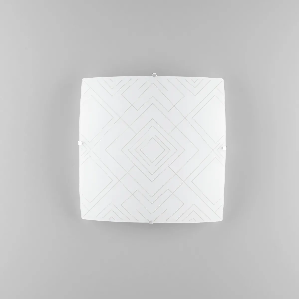 PLAFONIERA VECTOR BIANCA/GRIGIA 2XE27 30X30X9CM