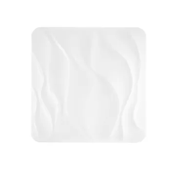 Plafonnier LED blanc ondulé 66 W 6540 lm, température de couleur variable, Wi-Fi avec télécommande, 64 x 10 x 64 cm