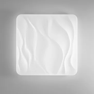 Plafonnier LED blanc ondulé...