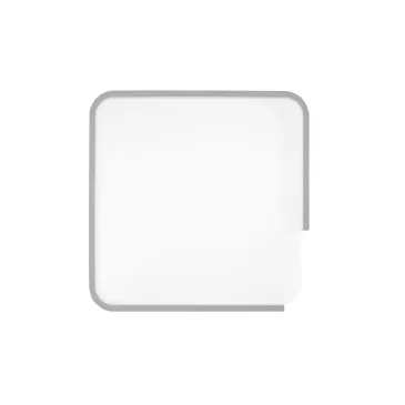 WAYOUT graue LED-Deckenleuchte 40W 4125LM CCT 48,5X7,5X48,5CM