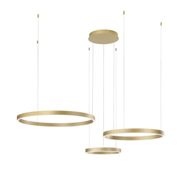 LED-Hängeleuchte Akrobat Gold 120W 19800LM CCT 120X150CM