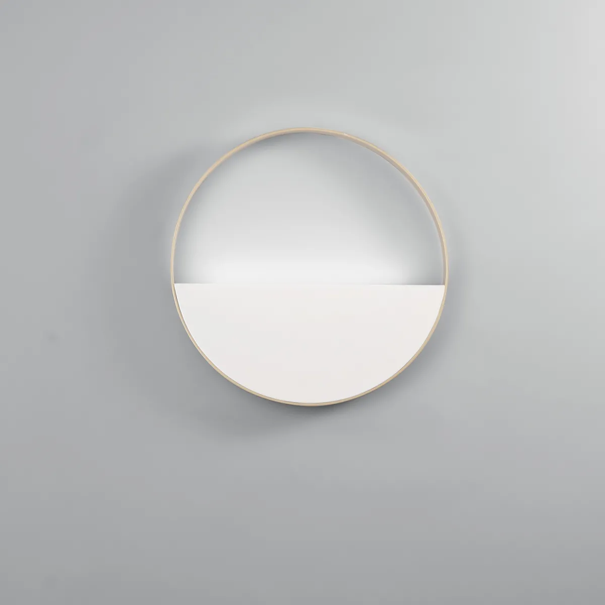 Plafonnier LED circulaire ALBA blanc et or 6W 900LM CCT...