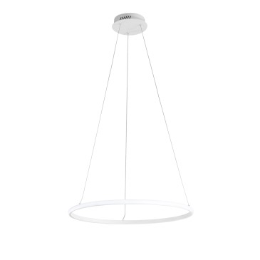 Suspension LED à axe blanc 31 W 3300 lm 60 x 150 cm