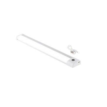 LAMPADA LED BLAM RICARICABILE BIANCO/SILVER LED 1,7W 150LM 3000K CON SENSORE 38,2X2,17X4,92CM