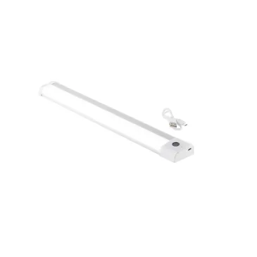 LAMPADA LED BLAM RICARICABILE BIANCO/SILVER LED 1,7W 150LM 3000K CON SENSORE 38,2X2,17X4,92CM