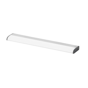Lampe LED argentée rechargeable ZAK 1,2 W 100 lm 3000 K 12 V CC, intensité variable avec capteur, 26,1 x 1,35 x 4,6 cm