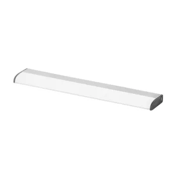 Lampe LED argentée rechargeable ZAK 1,2 W 100 lm 3000 K 12 V CC, intensité variable avec capteur, 26,1 x 1,35 x 4,6 cm